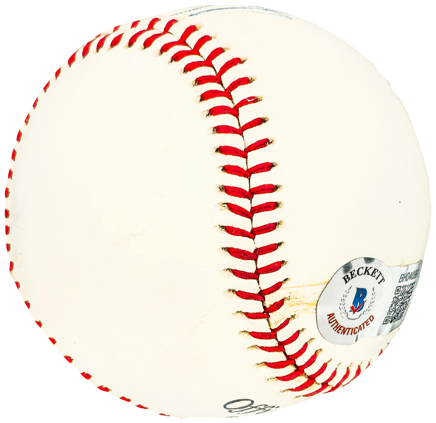 John Van Ornum Autographed Official League Baseball San Francisco Giants Coach Beckett BAS QR #BH040991