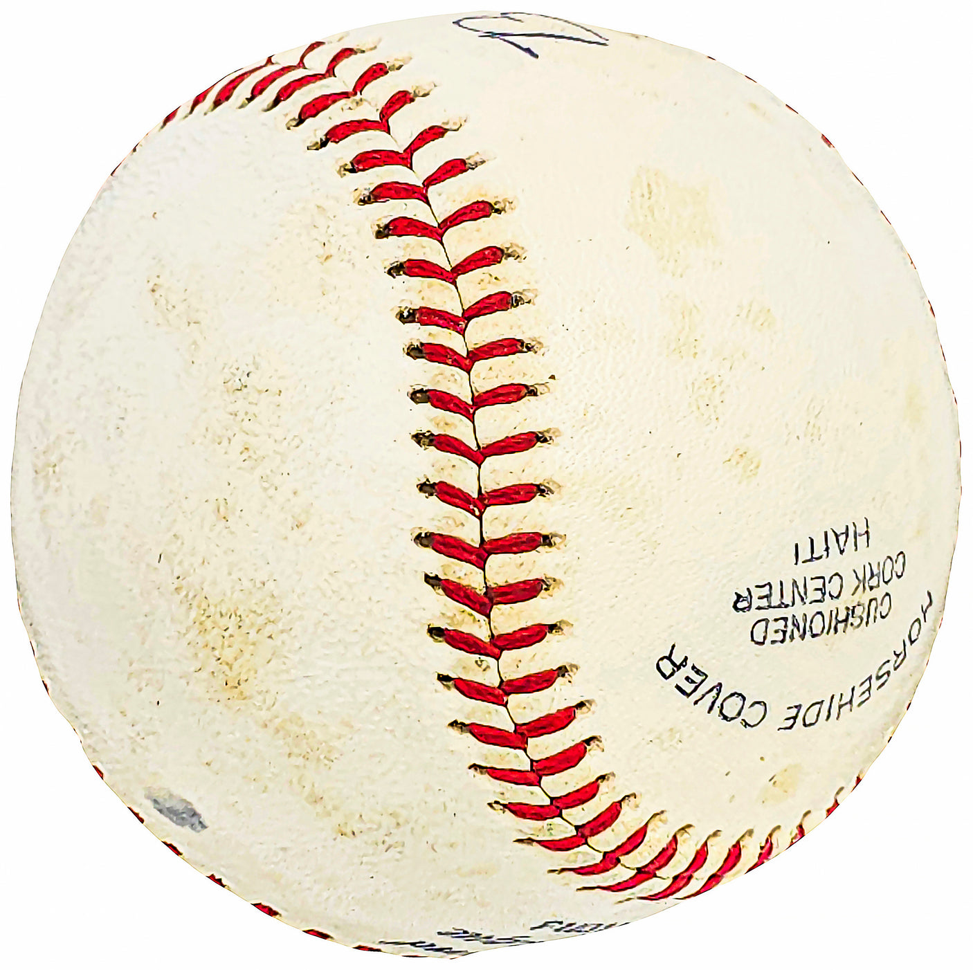 Bill Weir Autographed Official Wilson Baseball Boston Braves Vintage Signature Beckett BAS QR #BH039014