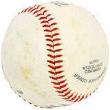 Bill Weir Autographed Official Wilson Baseball Boston Braves Vintage Signature Beckett BAS QR #BH039014