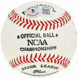 Joel Finch Autographed Official NCAA Baseball Boston Red Sox "Best Wishes" Beckett BAS QR #BH039022