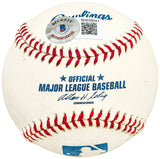 Jack Cusick Autographed Official MLB Baseball Chicago Cubs, Atlanta Braves Beckett BAS QR #BH039041