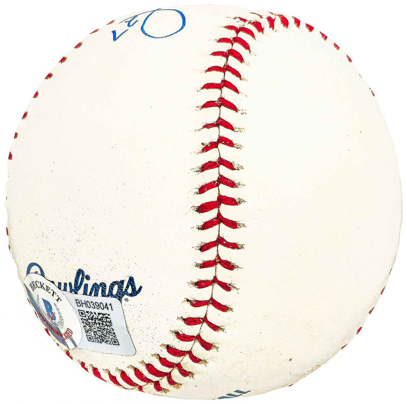 Jack Cusick Autographed Official MLB Baseball Chicago Cubs, Atlanta Braves Beckett BAS QR #BH039041