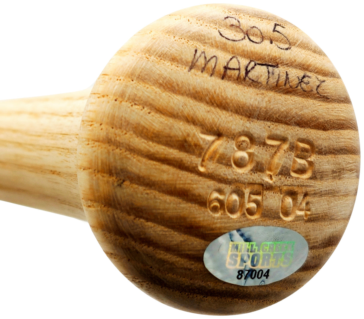 Edgar Martinez Autographed Blonde Rawlings Player Model Baseball Bat Seattle Mariners MCS Holo Stock #238840