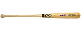 Edgar Martinez Autographed Blonde Rawlings Player Model Baseball Bat Seattle Mariners MCS Holo Stock #238840