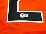 Baltimore Orioles Gunnar Henderson Autographed Orange Jersey Beckett BAS Witness Stock #238930