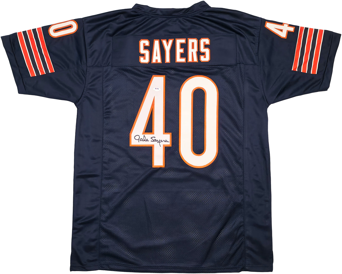 Chicago Bears Gale Sayers Autographed Blue Jersey PSA/DNA Stock #239037