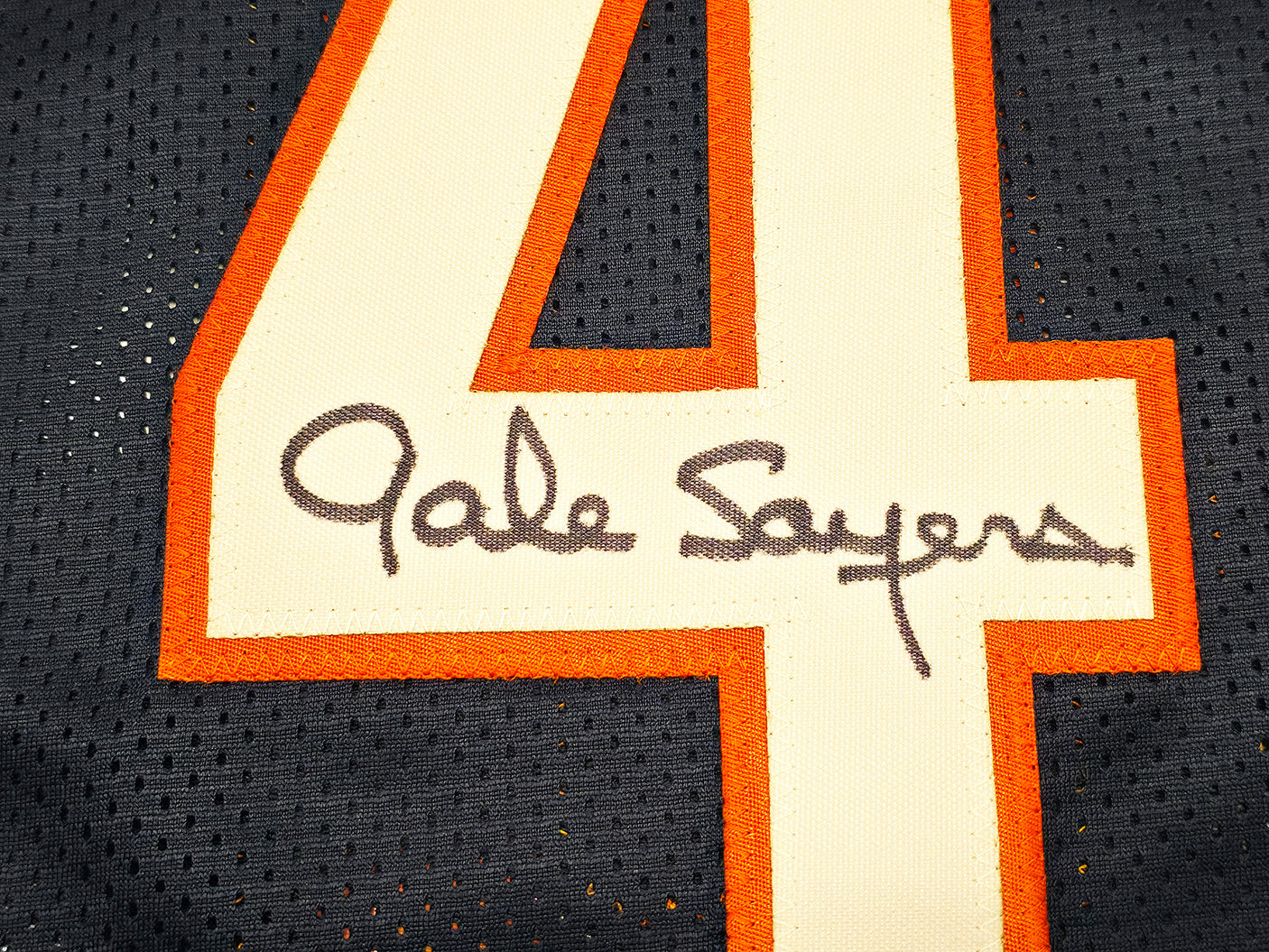 Chicago Bears Gale Sayers Autographed Blue Jersey PSA/DNA Stock #239037