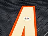 Chicago Bears Gale Sayers Autographed Blue Jersey PSA/DNA Stock #239037