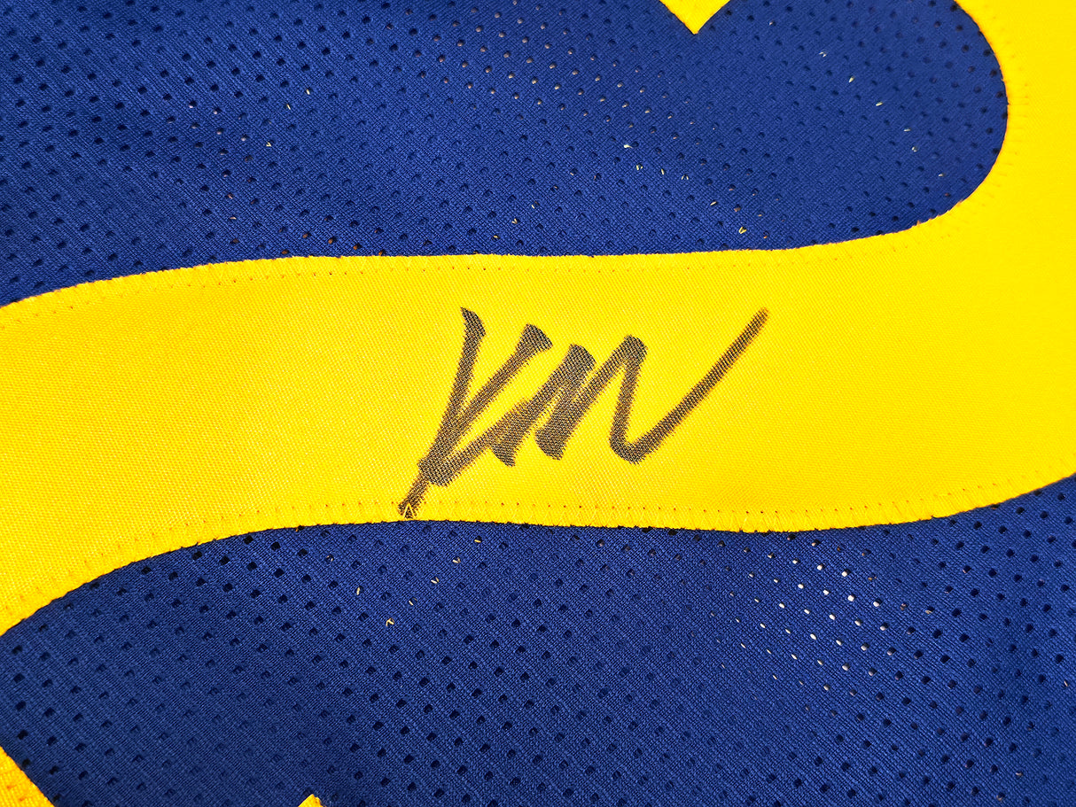 Los Angeles Rams Kyren Williams Autographed Blue Jersey Beckett BAS QR Stock #239038