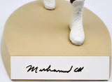 Muhammad Ali Autographed 5x9 Toy Figurine White Boxing Trunks #2062/3500 Beckett BAS #AE31332