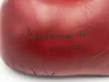 Muhammad Ali Autographed Red Everlast Boxing Glove "6-20-87" LH Beckett BAS & PSA/DNA #H47327