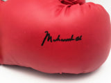 Muhammad Ali Autographed Red Everlast Boxing Glove LH Beckett BAS & Beckett BAS #AE31344