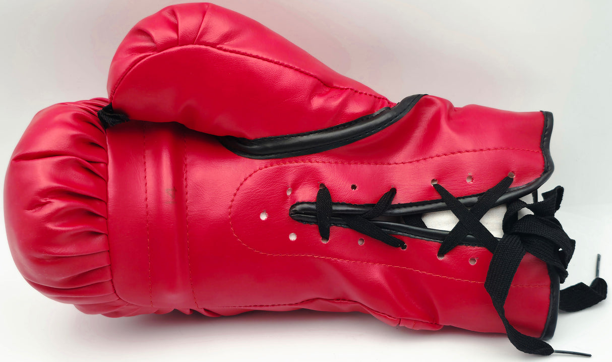 Muhammad Ali Autographed Red Everlast Boxing Glove LH Beckett BAS & Beckett BAS #AE31344
