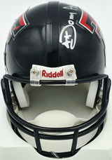 Donny Anderson Autographed Texas Tech Black Mini Helmet Beckett BAS QR #BR88753