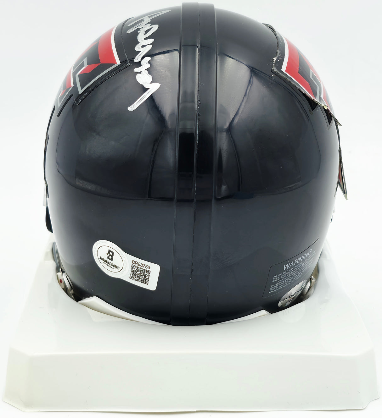Donny Anderson Autographed Texas Tech Black Mini Helmet Beckett BAS QR #BR88753