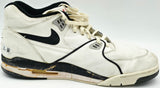 Rony Seikaly Autographed White Game Used Nike Shoe Miami Heat Size 16.5 Beckett BAS QR #BR88765