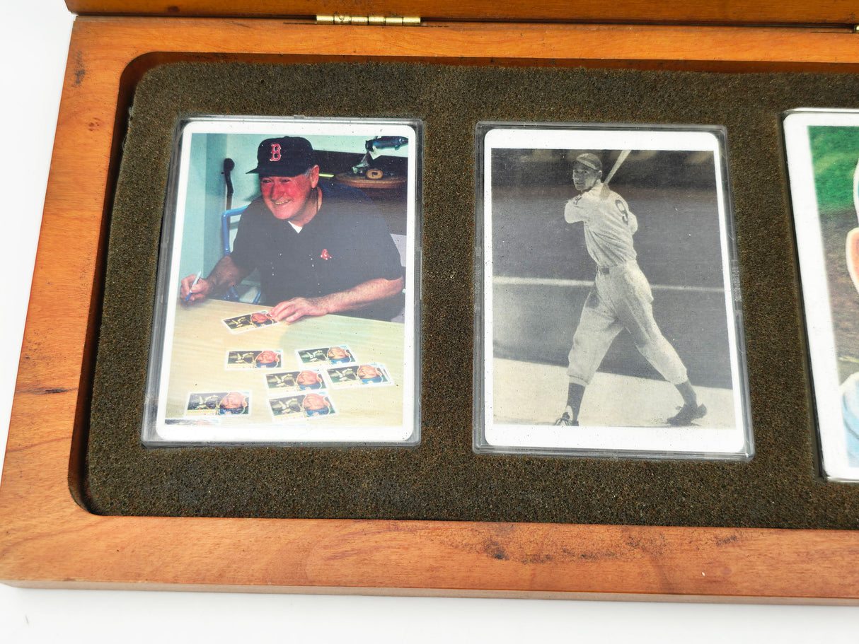 Ted Williams Autographed Porcelain Card Set Boston Red Sox Beckett BAS #AE31384