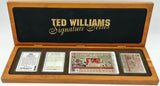 Ted Williams Autographed Porcelain Card Set Boston Red Sox Beckett BAS #AE31384