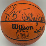 1977-78 Seattle Supersonics Team Autographed Wilson Official NBA Leather Game Ball Basketball With 11 Signatures Including Fred "Downtown" Brown Beckett BAS #AE31355