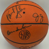 1977-78 Seattle Supersonics Team Autographed Wilson Official NBA Leather Game Ball Basketball With 11 Signatures Including Fred "Downtown" Brown Beckett BAS #AE31355