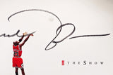 Michael Jordan Autographed Framed 20x46 "The Show" Poster Photo Chicago Bulls "Last Shot" UDA Holo #BAM142269
