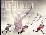 Michael Jordan Autographed Framed 20x46 "The Show" Poster Photo Chicago Bulls "Last Shot" UDA Holo #BAM142269