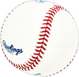 Jackie Brown Autographed Official MLB Baseball Washington Senators "70-71 Senators" SKU #226065
