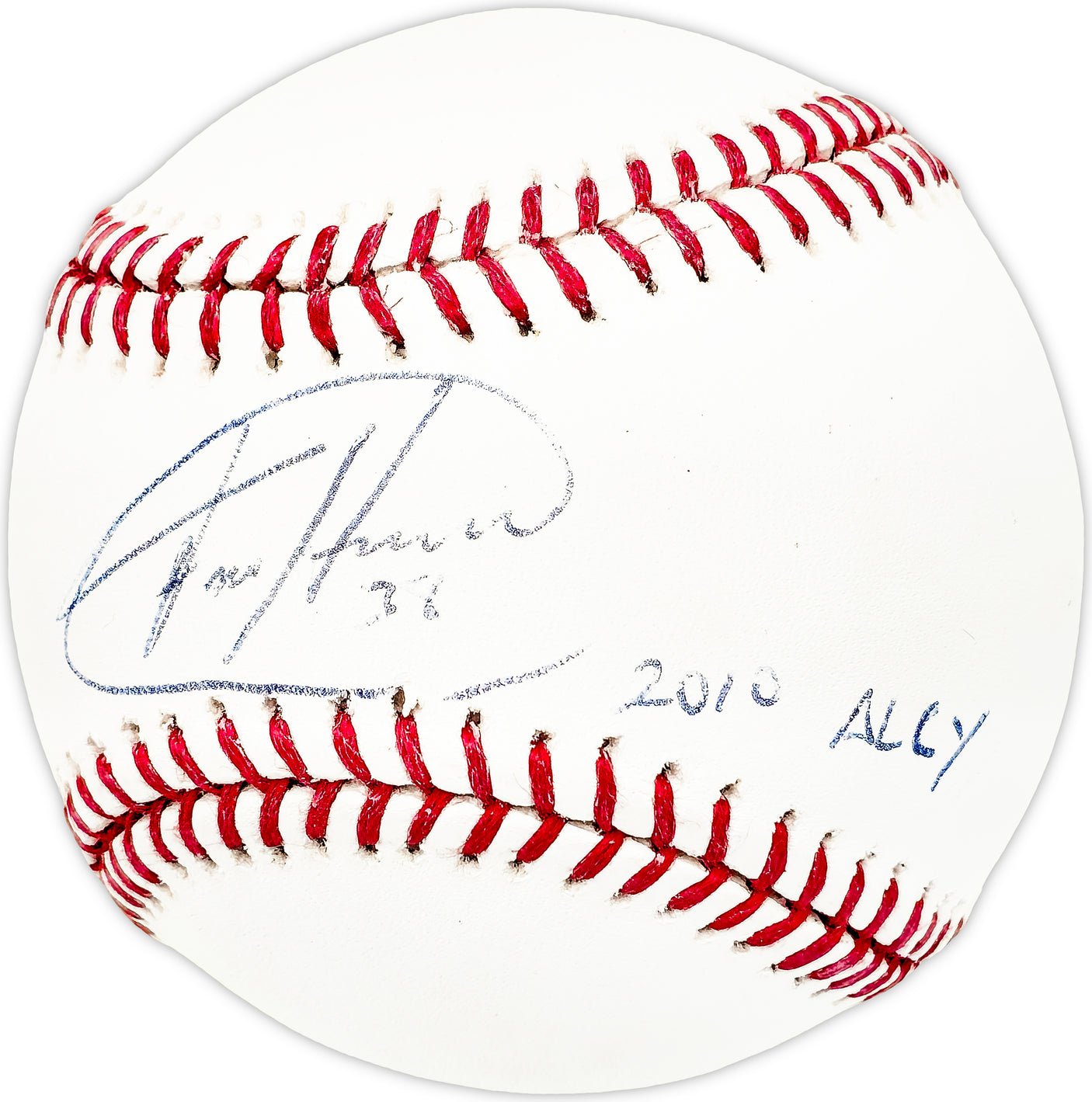 Felix Hernandez Autographed Official MLB Baseball Seattle Mariners "2010 AL CY" PSA/DNA #4A59716