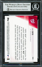 Juan Soto Autographed 2020 Topps Now Card #BTN1 New York Yankees Beckett BAS #16704294