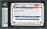 Juan Soto Autographed 2021 Bowman Card #67 New York Yankees Beckett BAS #16704300