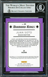 Juan Soto Autographed 2021 Donruss Diamond Kings Card #20 New York Yankees Beckett BAS #16704309