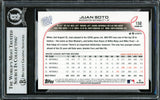 Juan Soto Autographed 2022 Topps Opening Day Card #150 New York Mets Beckett BAS #16704895