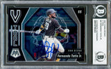 Fernando Tatis Jr. Autographed 2021 Panini Mosaic V Tool Card #VT6 San Diego Padres Beckett BAS #16705423