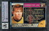William Shatner Autographed 1997 Fleer Skybox Card #C15 Star Trek Captain Kirk Auto Grade Gem Mint 10 The Original Series Season 1 Beckett BAS #16580639