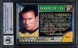 William Shatner Autographed 1997 Fleer Skybox Card #C25 Star Trek Captain Kirk Auto Grade Gem Mint 10 The Original Series Season 1 Beckett BAS #16580648
