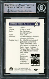 William Shatner Autographed 1991 Impel 25th Anniversary Card #117 Star Trek Captain Kirk Beckett BAS #16581100