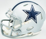 Leighton Vander Esch Autographed Dallas Cowboys Silver Speed Mini Helmet Fanatics Holo Stock #228074
