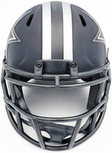 Leighton Vander Esch Autographed Dallas Cowboys Eclipse Black Speed Mini Helmet Fanatics Holo Stock #228070