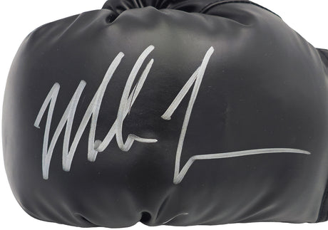 Mike Tyson Autographed Black Everlast Left Handed LH Boxing Glove Left Handed LH Boxing Glove JSA Stock #228078