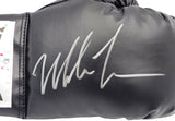 Mike Tyson Autographed Black Everlast Boxing Glove (Right Handed RH, Silver) JSA Stock #228079