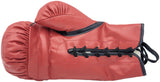 Sugar Ray Leonard Autographed Red Everlast Boxing Glove Right Handed RH BAS Witness Stock #227971