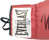 Mike Tyson Autographed Red Everlast Boxing Glove (Right Handed RH, Black) JSA Stock #228073