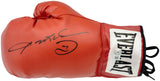 Sugar Ray Leonard Autographed Red Everlast Boxing Glove Left Handed LH Beckett BAS Witness Stock #227970