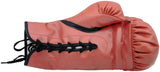 Sugar Ray Leonard Autographed Red Everlast Boxing Glove Left Handed LH Beckett BAS Witness Stock #227970