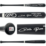 Pete Rose Autographed Black Rawlings Pro Baseball Bat Cincinnati Reds "Hit King" PR Holo Stock #228075
