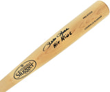 Pete Rose Autographed Blonde Louisville Slugger Pro Stock Baseball Bat Cincinnati Reds "Hit King" Beckett BAS Witness Stock #228105