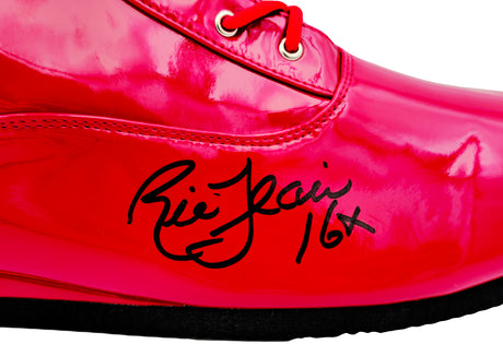 Ric Flair Autographed Red Right Footed Boot WWE "16x" JSA Stock #228115