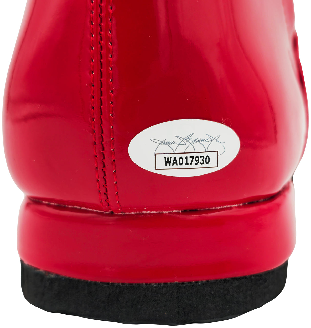 Ric Flair Autographed Red Right Footed Boot WWE "16x" JSA Stock #228115