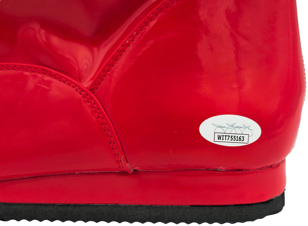 Ric Flair Autographed Red Left Footed Boot WWE "16x" JSA Stock #228118