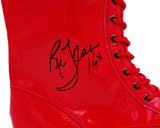 Ric Flair Autographed Red Right Footed Boot WWE "16x" JSA Stock #228116
